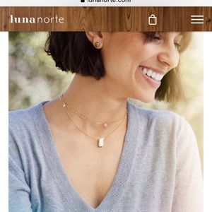 Luna Norte Freshwater Pearl Keshi Necklace Set